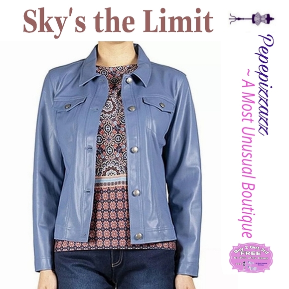 Skys the limit Jackets & Blazers - NWT SKYS THE LIMIT LEATHER JACKET VEGAN GORGEOUS 😍 NORDSTROM $99 MSRP